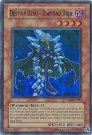Destiny HERO - Diamond Dude (DR04-EN183) - Dark Revelation Volume 4 Unlimited - Premium Yugioh Single from Konami - Just $14.59! Shop now at Game Crave Tournament Store