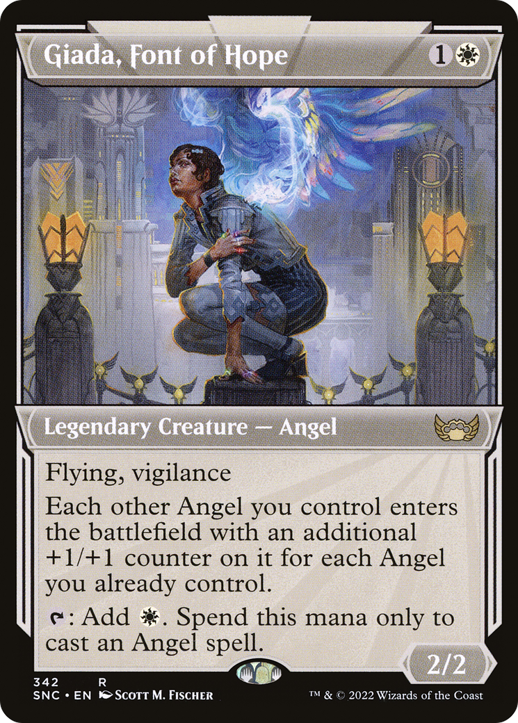 Giada, Font of Hope (SNC-342) - Streets of New Capenna: (Showcase) Foil - Premium MTG Single from Wizards of the Coast - Just $0.69! Shop now at Game Crave Tournament Store