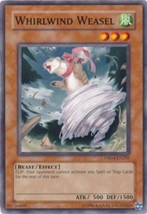 Whirlwind Weasel (DR04-EN205) - Dark Revelation Volume 4 Unlimited - Premium Yugioh Single from Konami - Just $1.88! Shop now at Game Crave Tournament Store