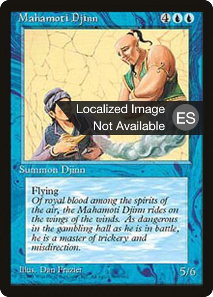 Mahamoti Djinn (4BB-084) - Fourth Edition Foreign Black Border - Premium MTG Single from Wizards of the Coast - Just $3.12! Shop now at Game Crave Tournament Store