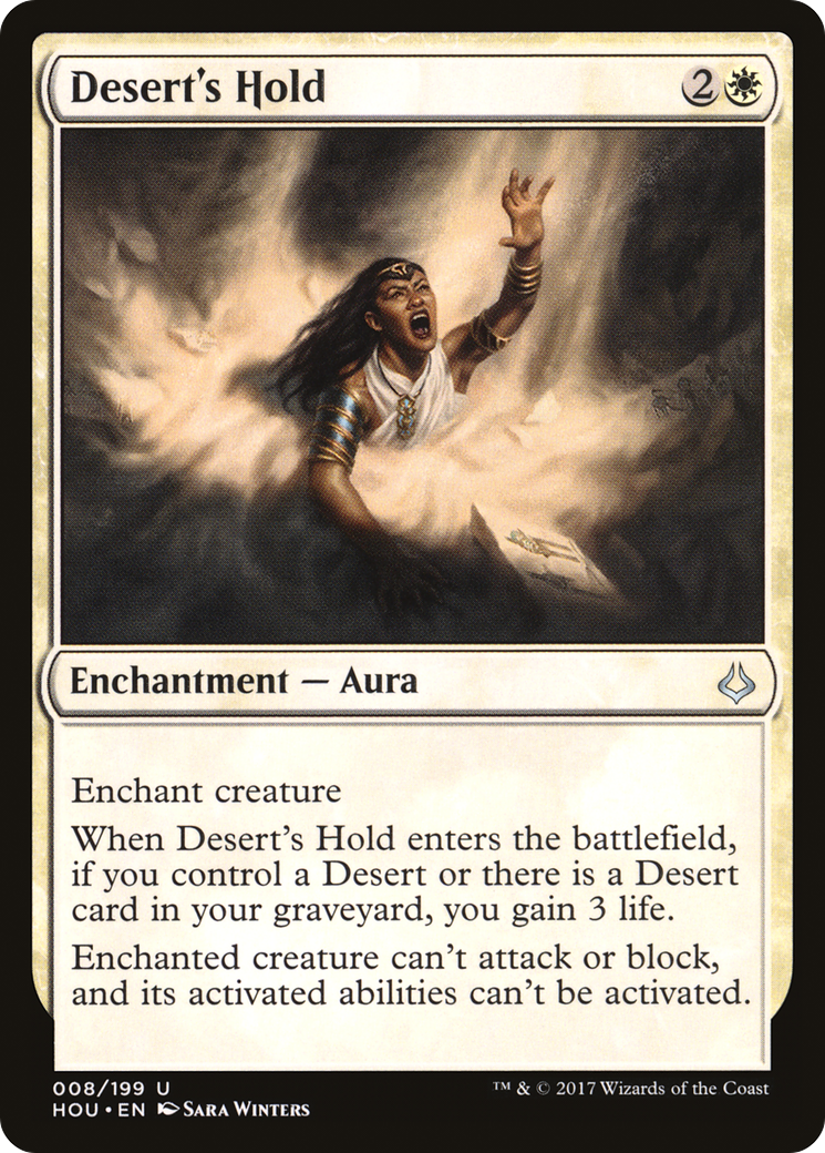 Desert's Hold (HOU-008) - Hour of Devastation - Premium MTG Single from Wizards of the Coast - Just $0.08! Shop now at Game Crave Tournament Store
