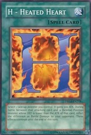 H - Heated Heart (DR04-EN218) - Dark Revelation Volume 4 Unlimited - Premium Yugioh Single from Konami - Just $0.25! Shop now at Game Crave Tournament Store