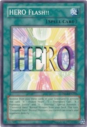 HERO Flash!! (DR04-EN222) - Dark Revelation Volume 4 Unlimited - Premium Yugioh Single from Konami - Just $0.25! Shop now at Game Crave Tournament Store