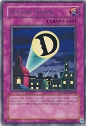 Destiny Signal (DR04-EN232) - Dark Revelation Volume 4 Unlimited - Premium Yugioh Single from Konami - Just $1.22! Shop now at Game Crave Tournament Store