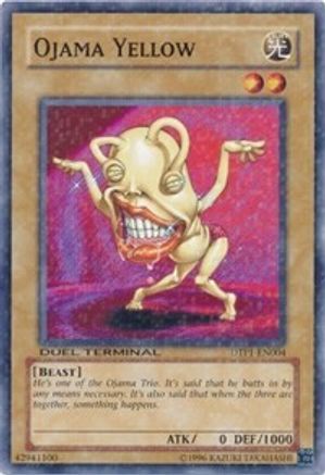 Ojama Yellow (DTP1-EN004) - Duel Terminal - Preview Limited - Premium Yugioh Single from Konami - Just $79.99! Shop now at Game Crave Tournament Store