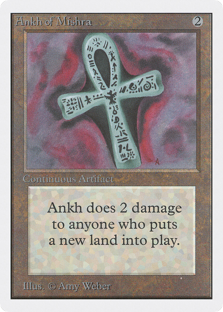 Ankh of Mishra (2ED-231) - Unlimited Edition - Premium MTG Single from Wizards of the Coast - Just $38.18! Shop now at Game Crave Tournament Store