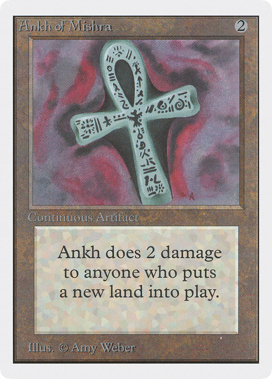 Ankh of Mishra (2ED-231) - Unlimited Edition - Premium MTG Single from Wizards of the Coast - Just $38.18! Shop now at Game Crave Tournament Store