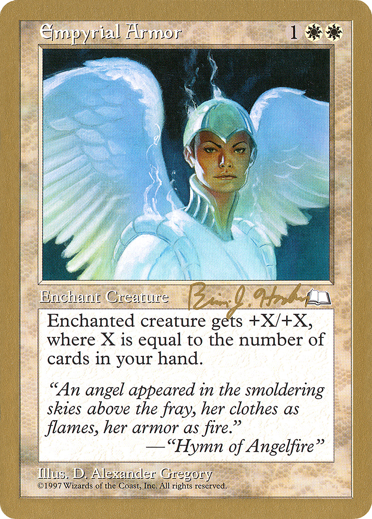 Empyrial Armor (WC98-BH13) - World Championship Decks 1998 - Premium MTG Single from Wizards of the Coast - Just $0.08! Shop now at Game Crave Tournament Store