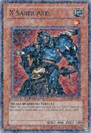 X-Saber Axel (DT01-EN019) - Duel Terminal 1 Limited - Premium Yugioh Single from Konami - Just $0.26! Shop now at Game Crave Tournament Store