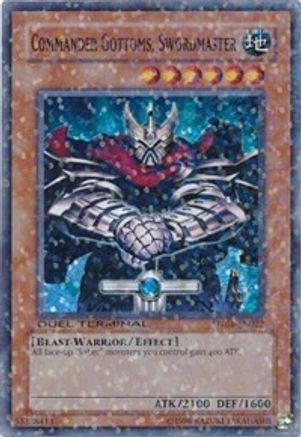 Commander Gottoms, Swordmaster (DT01-EN022) - Duel Terminal 1 Limited - Premium Yugioh Single from Konami - Just $0.27! Shop now at Game Crave Tournament Store