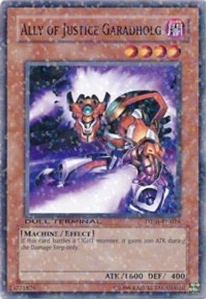Ally of Justice Garadholg (DT01-EN024) - Duel Terminal 1 Limited - Premium Yugioh Single from Konami - Just $0.34! Shop now at Game Crave Tournament Store
