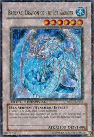Brionac, Dragon of the Ice Barrier (DT01-EN031) - Duel Terminal 1 Limited - Premium Yugioh Single from Konami - Just $140.82! Shop now at Game Crave Tournament Store