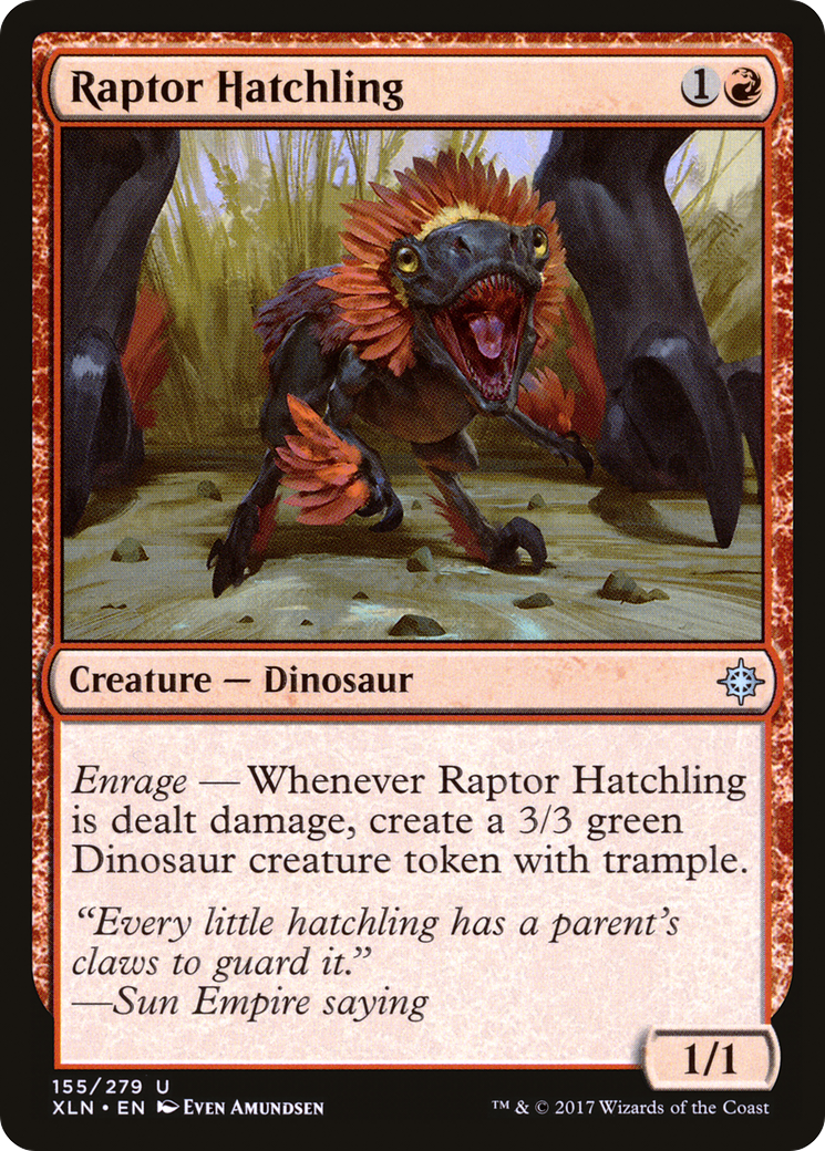 Raptor Hatchling (XLN-155) - Ixalan - Premium MTG Single from Wizards of the Coast - Just $0.08! Shop now at Game Crave Tournament Store