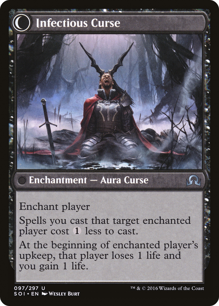 Accursed Witch // Infectious Curse (SOI-097) - Shadows over Innistrad: (Double Faced Transform) - Premium MTG Single from Wizards of the Coast - Just $0.08! Shop now at Game Crave Tournament Store