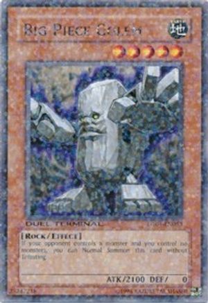 Big Piece Golem (DT01-EN053) - Duel Terminal 1 Limited - Premium Yugioh Single from Konami - Just $1! Shop now at Game Crave Tournament Store