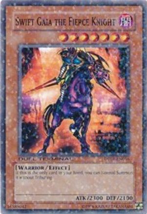 Swift Gaia the Fierce Knight (DT01-EN056) - Duel Terminal 1 Limited - Premium Yugioh Single from Konami - Just $0.75! Shop now at Game Crave Tournament Store