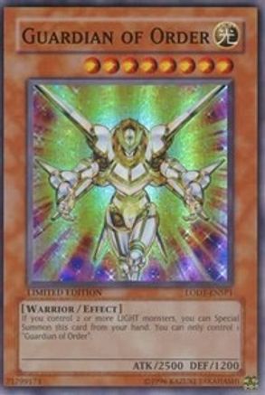 Guardian of Order (LODT-ENSP1) (LODT-ENSP1) - Light of Destruction Limited - Premium Yugioh Single from Konami - Just $0.14! Shop now at Game Crave Tournament Store