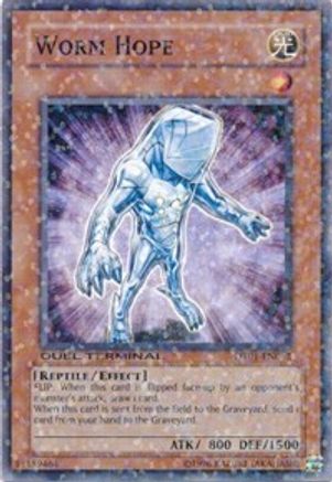 Worm Hope (DT01-EN082) - Duel Terminal 1 Limited - Premium Yugioh Single from Konami - Just $0.25! Shop now at Game Crave Tournament Store
