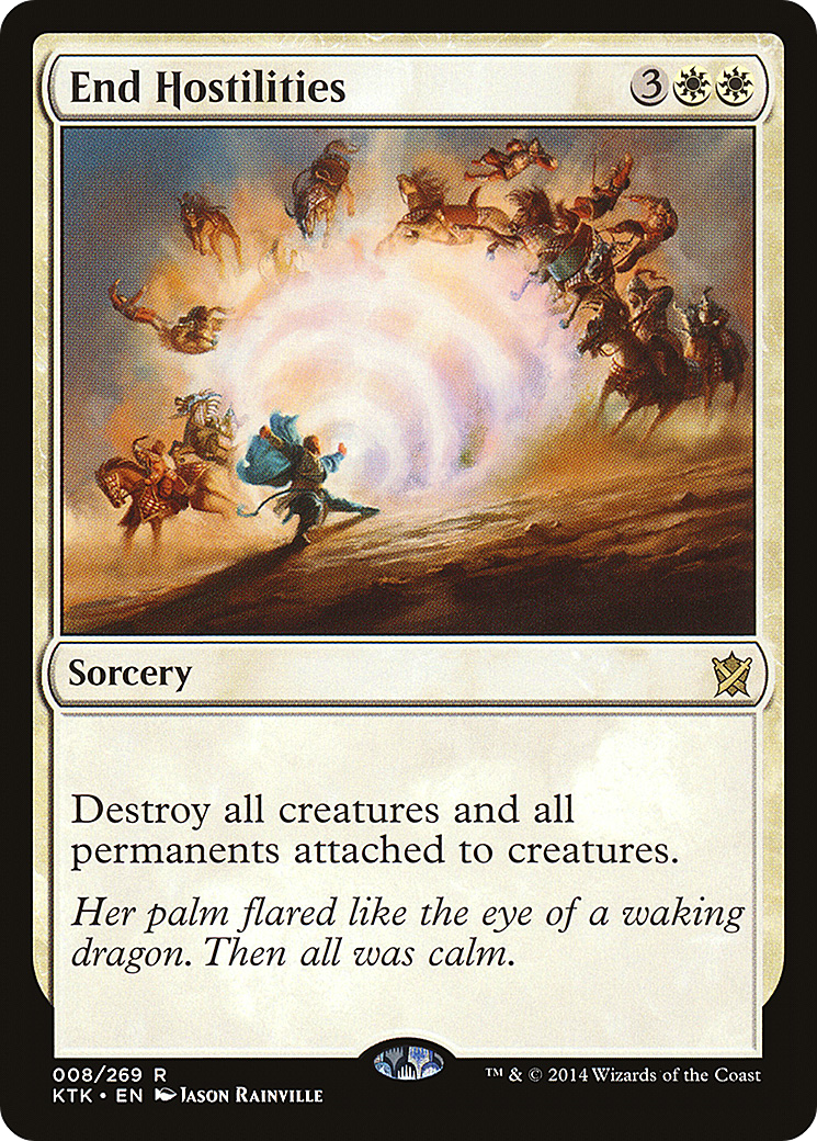 End Hostilities (KTK-008) - Khans of Tarkir - Premium MTG Single from Wizards of the Coast - Just $0.08! Shop now at Game Crave Tournament Store