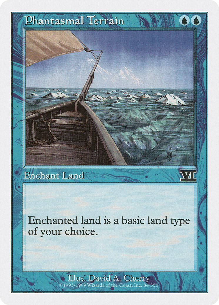 Phantasmal Terrain (6ED-084) - Classic Sixth Edition - Premium MTG Single from Wizards of the Coast - Just $0.08! Shop now at Game Crave Tournament Store