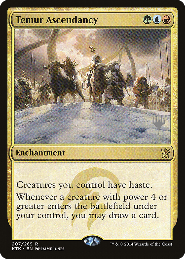 Temur Ascendancy (PKTK-207P) - Khans of Tarkir Promos - Premium MTG Single from Wizards of the Coast - Just $2.32! Shop now at Game Crave Tournament Store