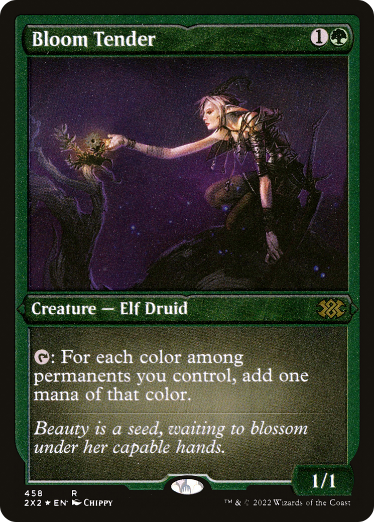 Bloom Tender (2X2-458) - Double Masters 2022 Etched Foil - Premium MTG Single from Wizards of the Coast - Just $19.23! Shop now at Game Crave Tournament Store
