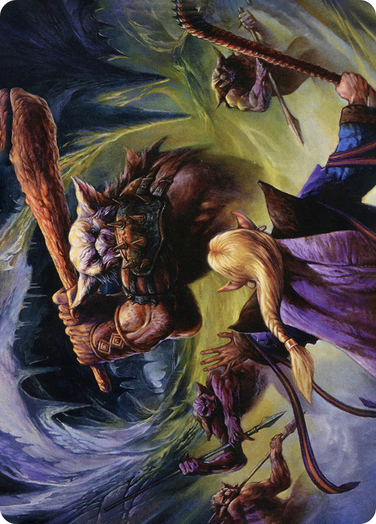 Den of the Bugbear // Den of the Bugbear (AAFR-034) - Adventures in the Forgotten Realms Art Series (Borderless) Foil - Premium MTG Single from Wizards of the Coast - Just $0! Shop now at Game Crave Tournament Store