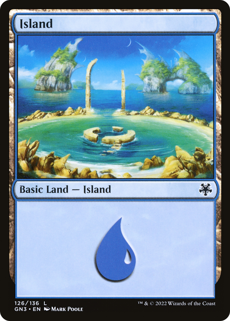 Island (GN3-126) - Game Night: Free-for-All - Premium MTG Single from Wizards of the Coast - Just $0.08! Shop now at Game Crave Tournament Store