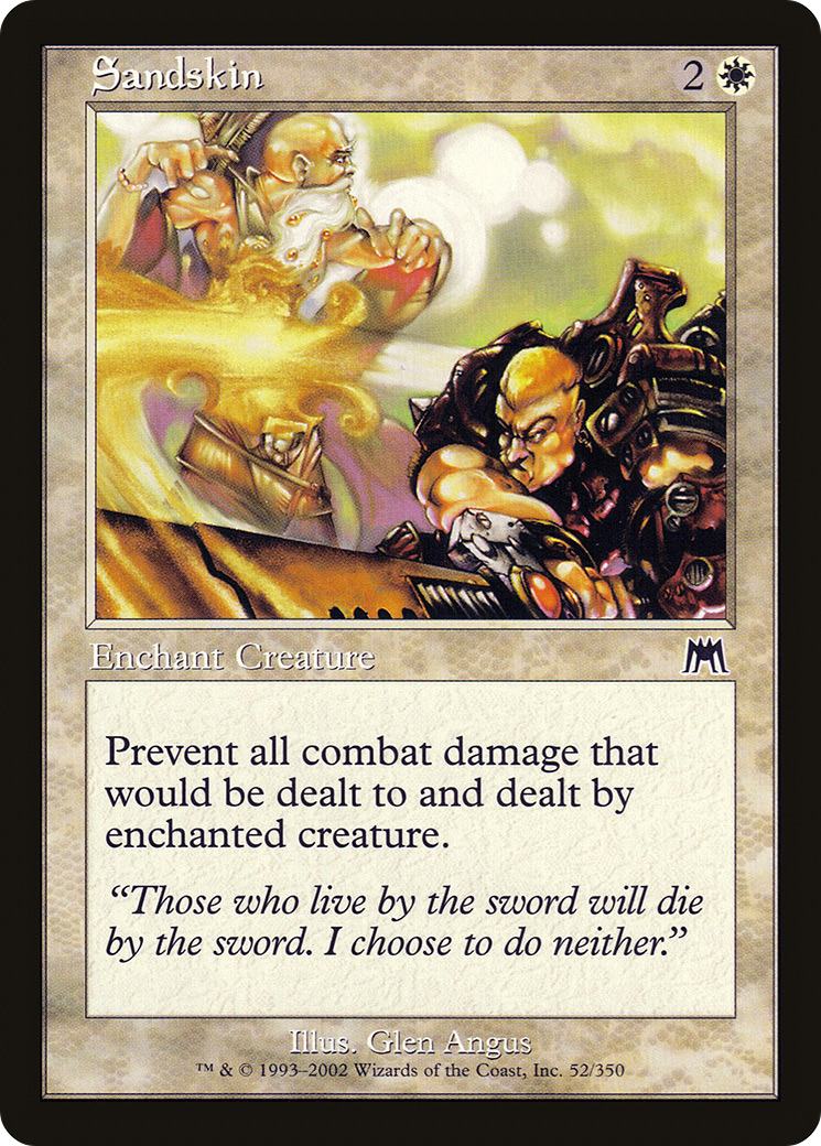Sandskin (ONS-052) - Onslaught - Premium MTG Single from Wizards of the Coast - Just $0.25! Shop now at Game Crave Tournament Store