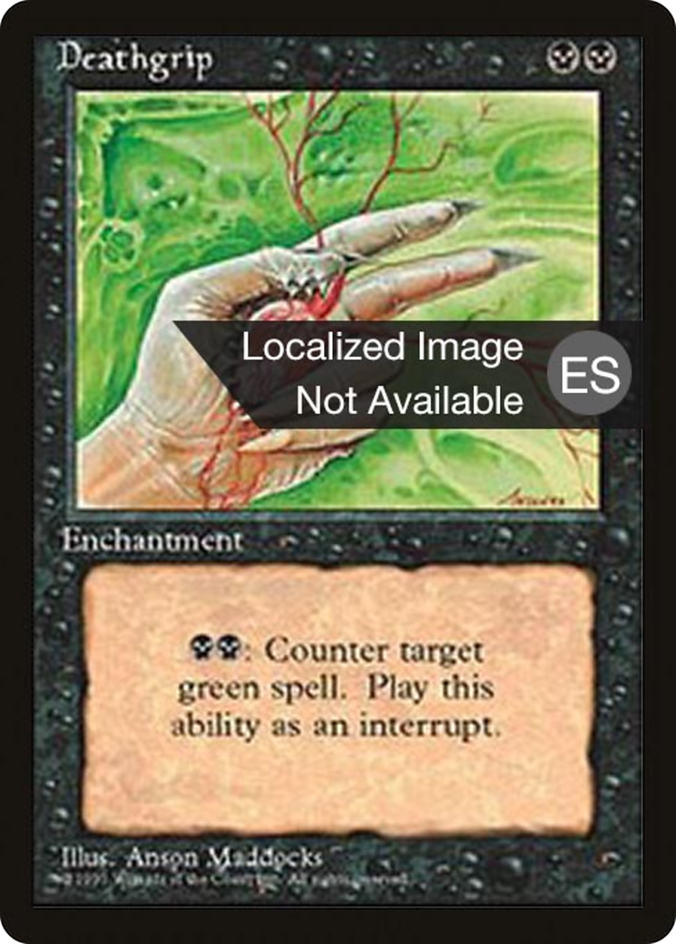 Deathgrip (4BB-130) - Fourth Edition Foreign Black Border - Premium MTG Single from Wizards of the Coast - Just $3.20! Shop now at Game Crave Tournament Store