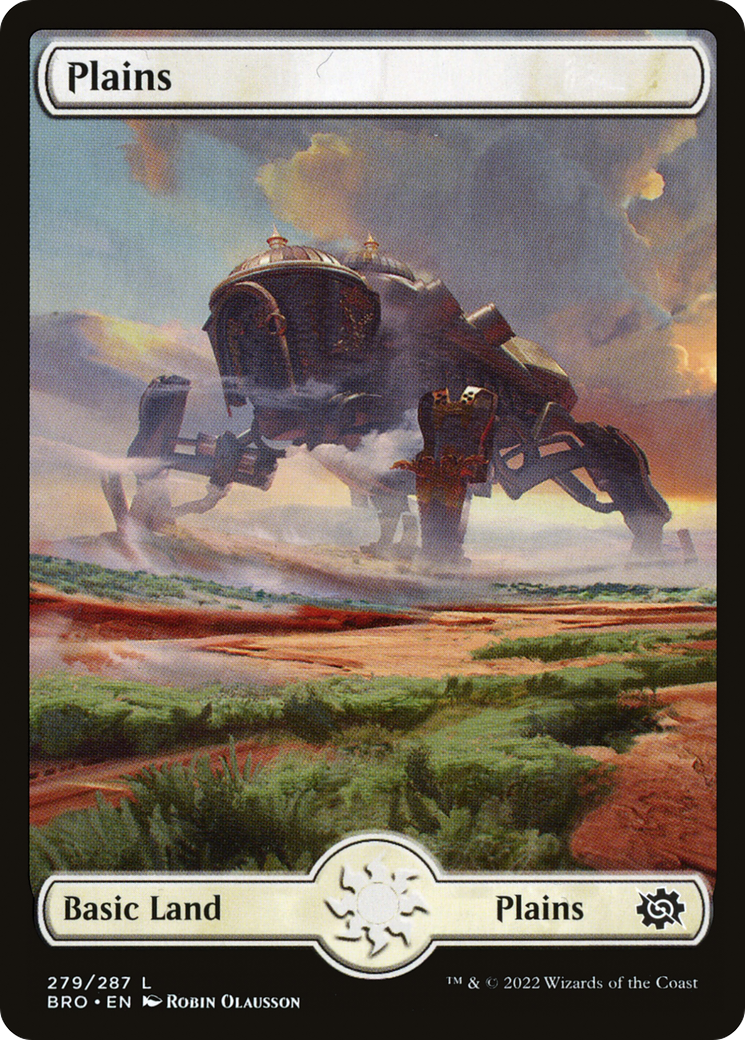 Plains (BRO-279) - The Brothers' War Foil - Premium MTG Single from Wizards of the Coast - Just $0.26! Shop now at Game Crave Tournament Store