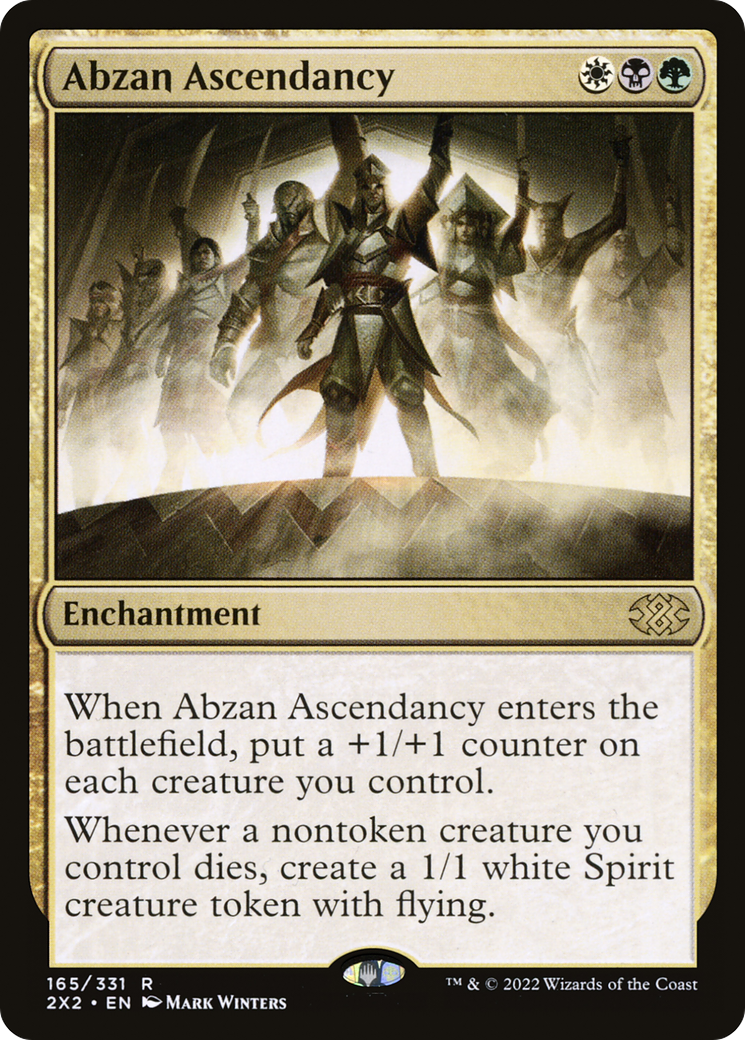 Abzan Ascendancy (2X2-165) - Double Masters 2022 - Premium MTG Single from Wizards of the Coast - Just $0.08! Shop now at Game Crave Tournament Store