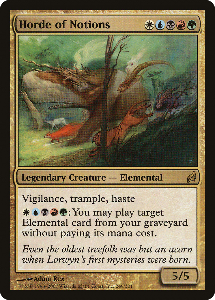 Horde of Notions (LRW-249) - Lorwyn Foil - Premium MTG Single from Wizards of the Coast - Just $16.92! Shop now at Game Crave Tournament Store