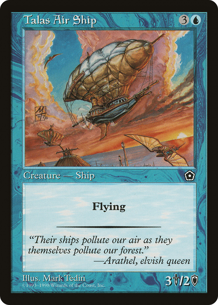 Talas Air Ship (P02-048) - Portal Second Age - Premium MTG Single from Wizards of the Coast - Just $0.25! Shop now at Game Crave Tournament Store