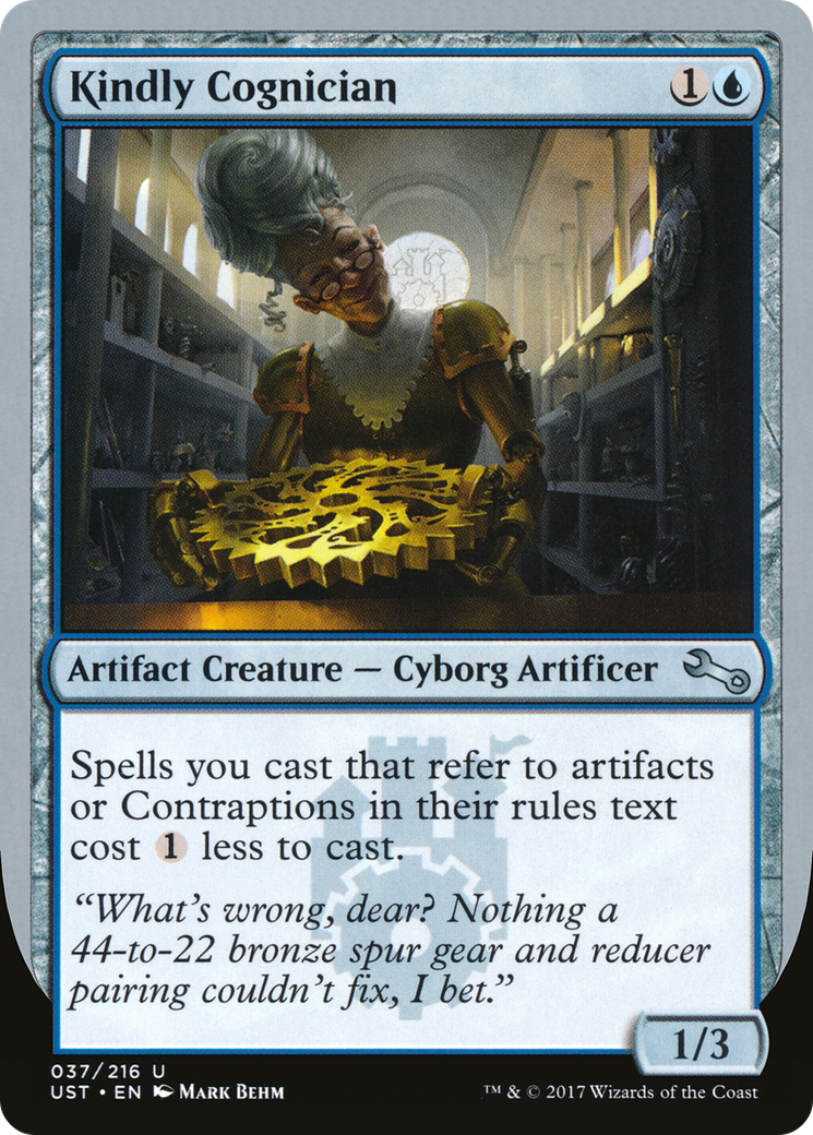 Kindly Cognician (UST-037) - Unstable - Premium MTG Single from Wizards of the Coast - Just $0.25! Shop now at Game Crave Tournament Store
