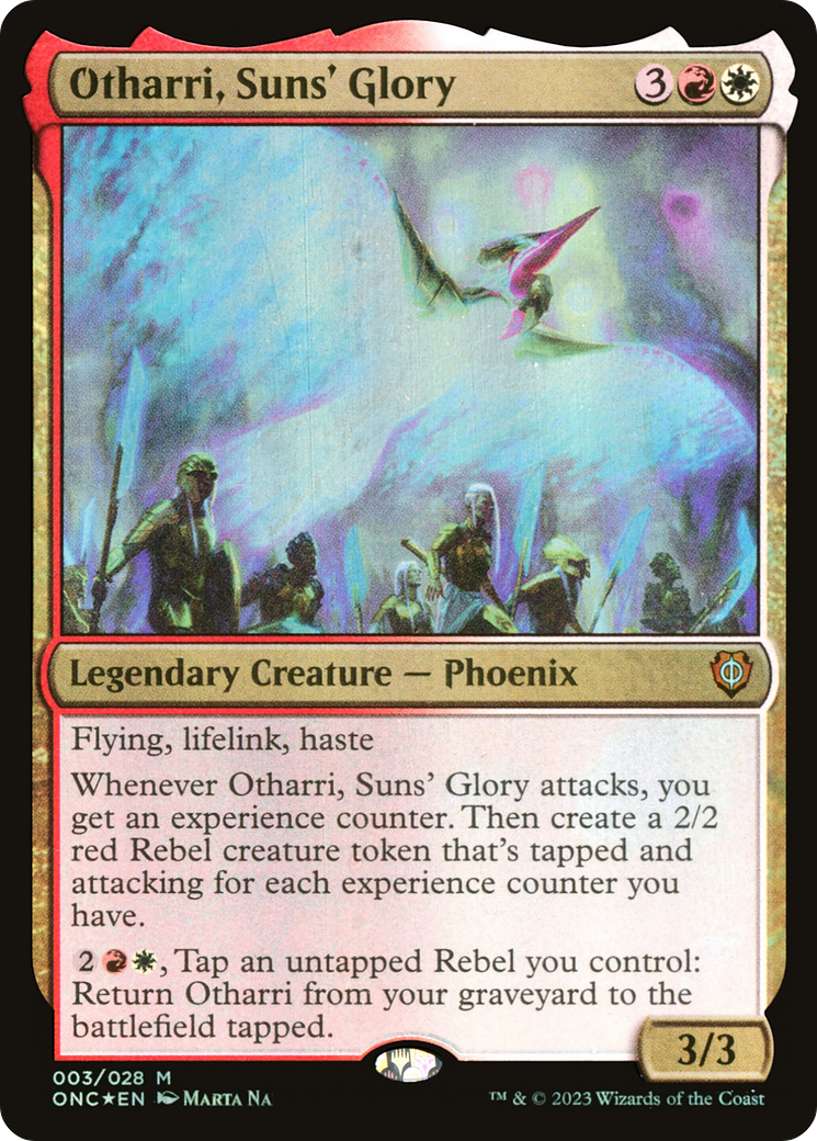 Otharri, Suns' Glory (ONC-003) - Phyrexia: All Will Be One Commander - Premium MTG Single from Wizards of the Coast - Just $0.61! Shop now at Game Crave Tournament Store