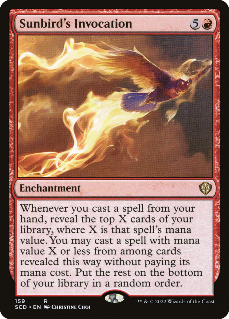 Sunbird's Invocation (SCD-159) - Starter Commander Decks - Premium MTG Single from Wizards of the Coast - Just $0.08! Shop now at Game Crave Tournament Store