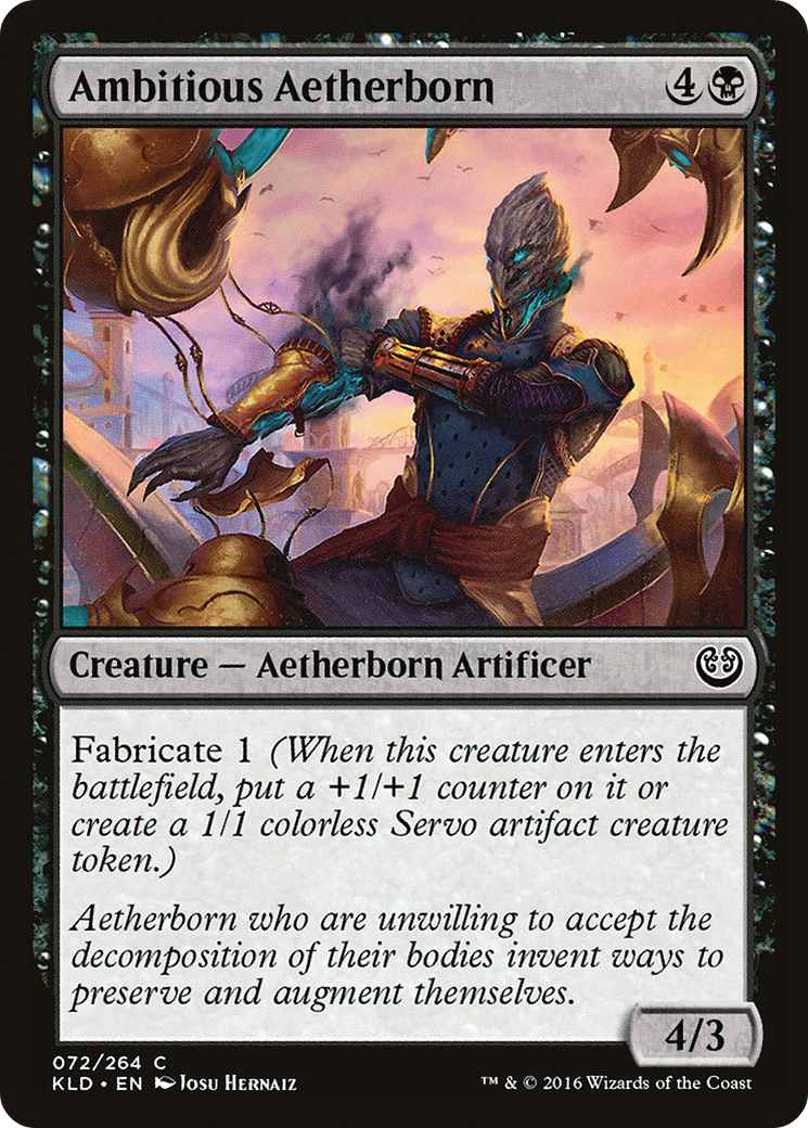 Ambitious Aetherborn (KLD-072) - Kaladesh Foil - Premium MTG Single from Wizards of the Coast - Just $0.08! Shop now at Game Crave Tournament Store