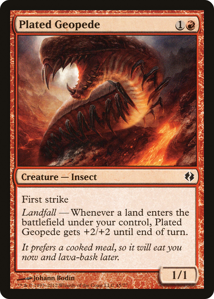 Plated Geopede (DDI-045) - Duel Decks: Venser vs. Koth - Premium MTG Single from Wizards of the Coast - Just $0.08! Shop now at Game Crave Tournament Store