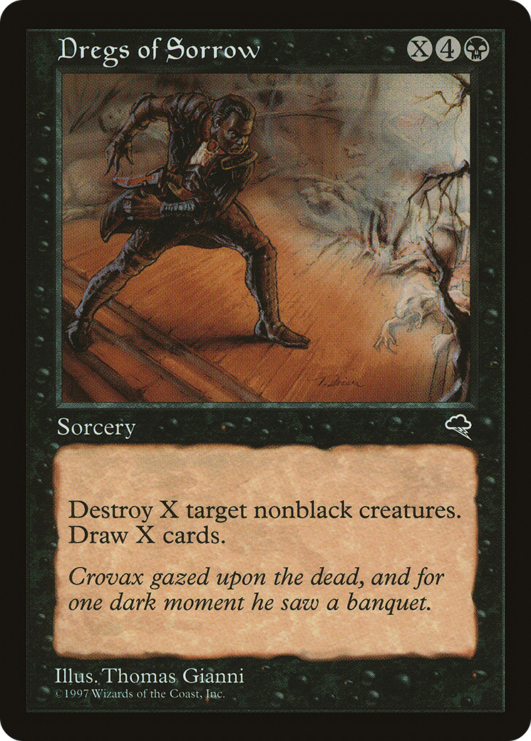 Dregs of Sorrow (TMP-131) - Tempest - Premium MTG Single from Wizards of the Coast - Just $0.12! Shop now at Game Crave Tournament Store