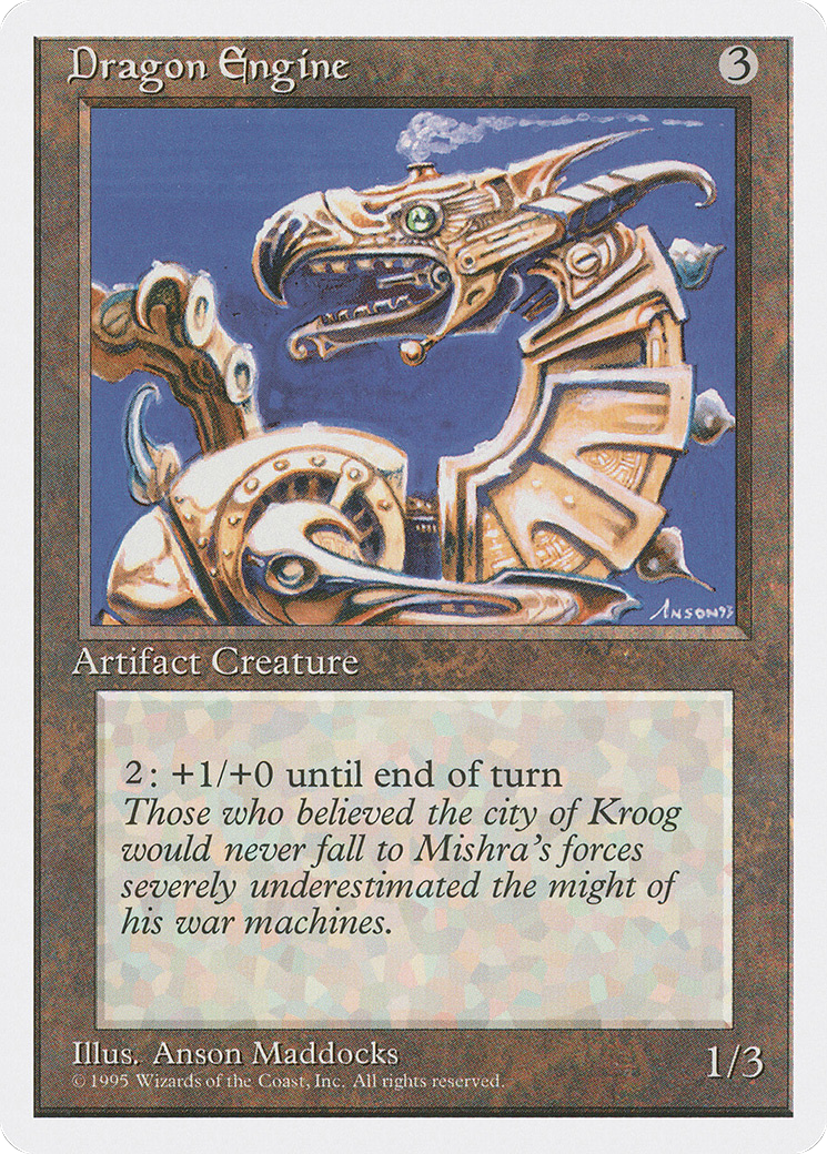 Dragon Engine (4ED-317) - Fourth Edition - Premium MTG Single from Wizards of the Coast - Just $0.08! Shop now at Game Crave Tournament Store