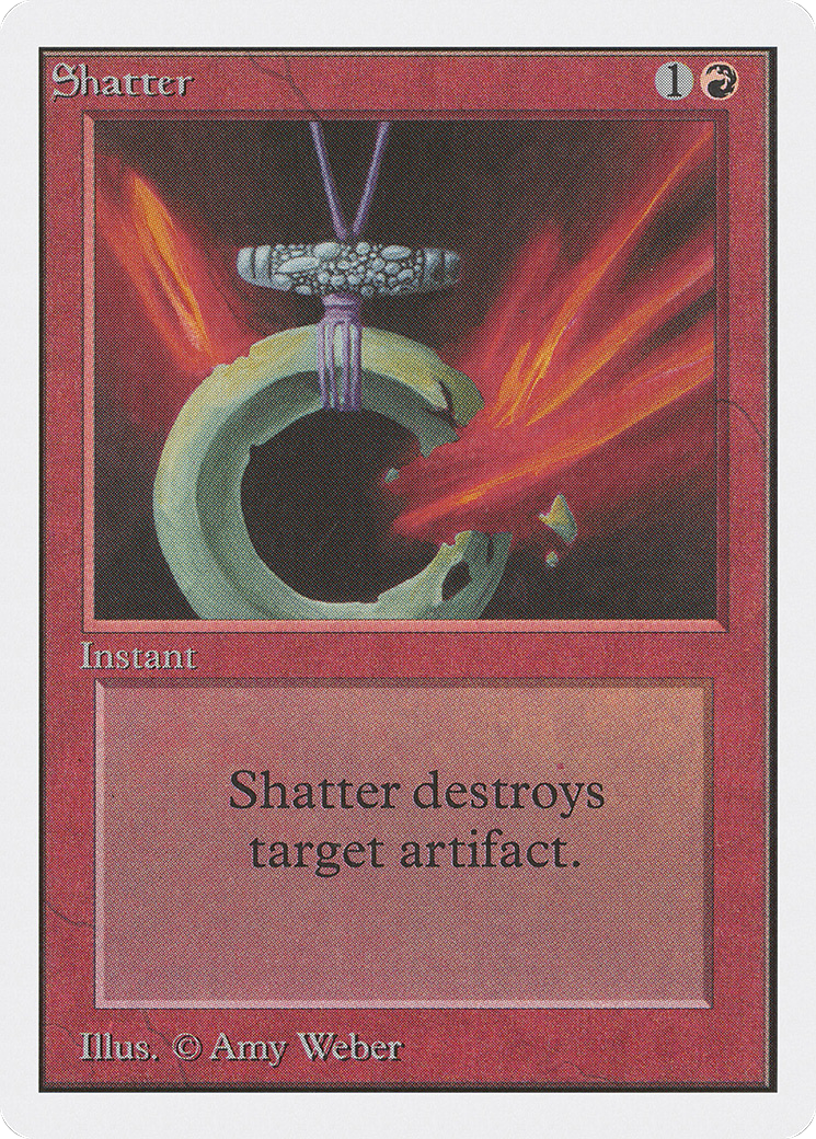 Shatter (2ED-174) - Unlimited Edition - Premium MTG Single from Wizards of the Coast - Just $0.88! Shop now at Game Crave Tournament Store