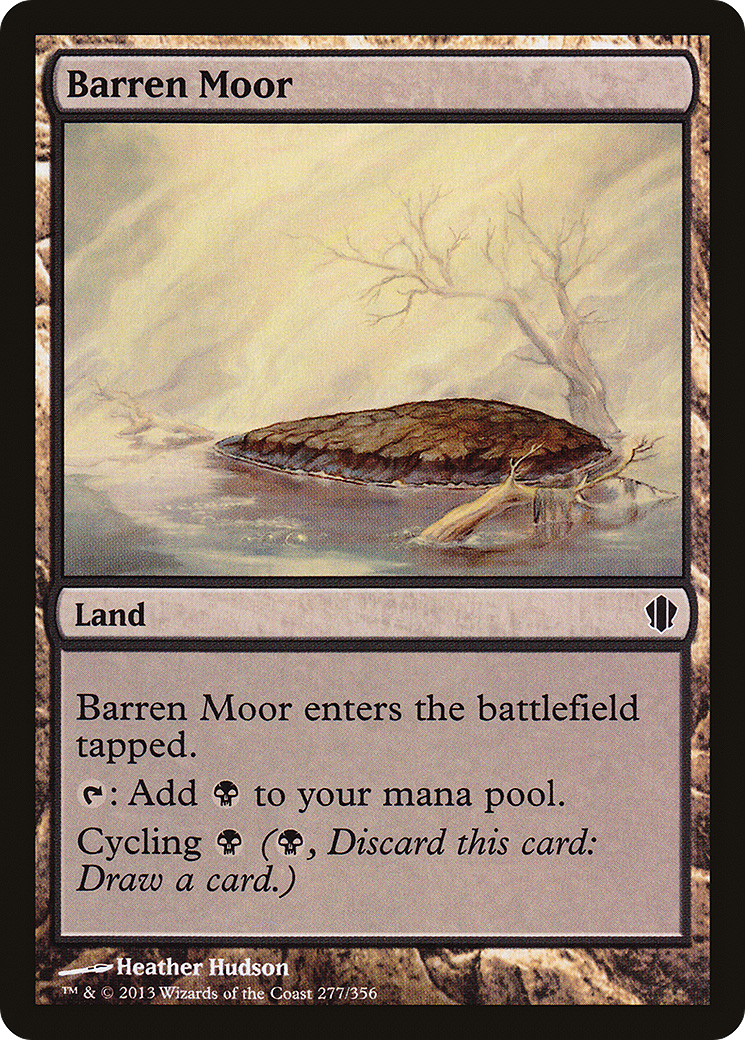 Barren Moor (C13-277) - Commander 2013 - Premium MTG Single from Wizards of the Coast - Just $0.27! Shop now at Game Crave Tournament Store