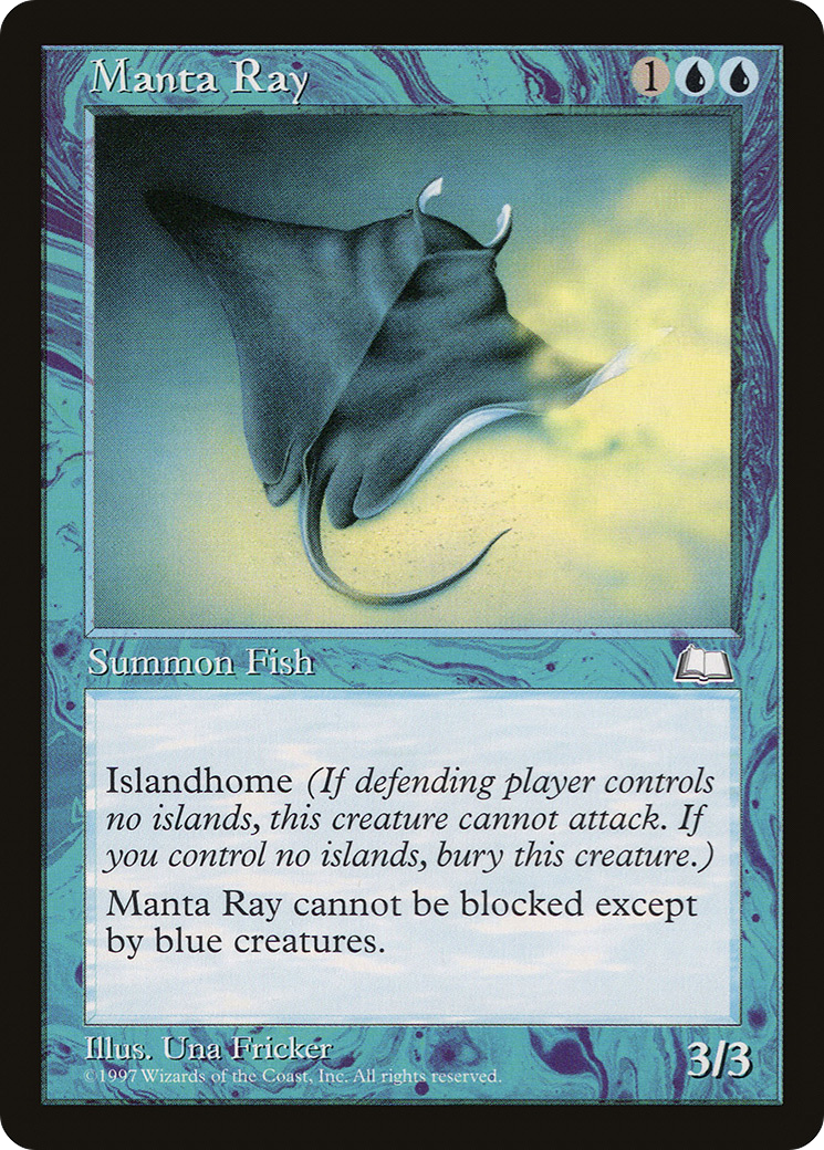 Manta Ray (WTH-042) - Weatherlight - Premium MTG Single from Wizards of the Coast - Just $0.08! Shop now at Game Crave Tournament Store