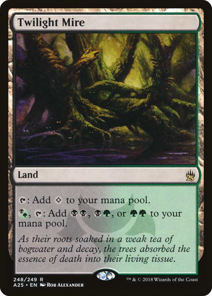 Twilight Mire (A25-248) - Masters 25 - Premium MTG Single from Wizards of the Coast - Just $1.38! Shop now at Game Crave Tournament Store