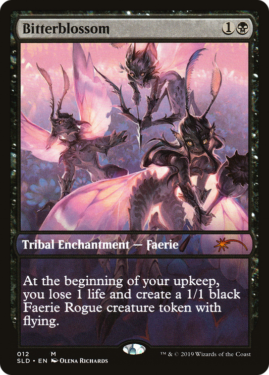 Bitterblossom (SLD-012) - Secret Lair Drop - Premium MTG Single from Wizards of the Coast - Just $21.12! Shop now at Game Crave Tournament Store