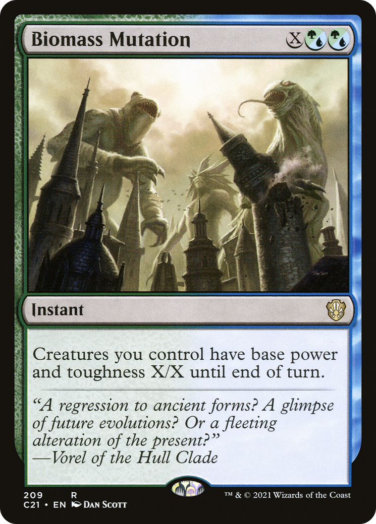 Biomass Mutation (C21-209) - Commander 2021 - Premium MTG Single from Wizards of the Coast - Just $0.08! Shop now at Game Crave Tournament Store