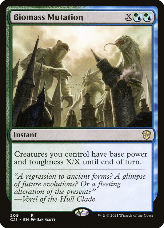 Biomass Mutation (C21-209) - Commander 2021 - Premium MTG Single from Wizards of the Coast - Just $0.08! Shop now at Game Crave Tournament Store