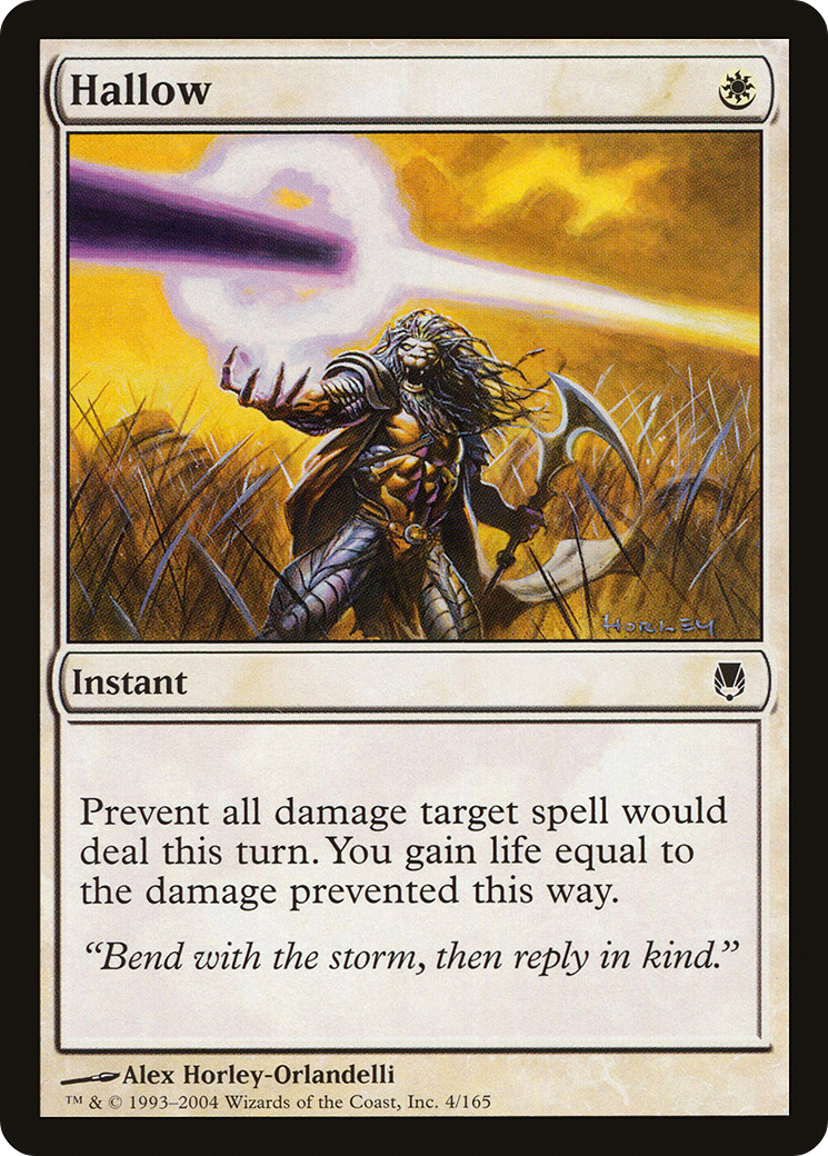 Hallow (DST-004) - Darksteel Foil - Premium MTG Single from Wizards of the Coast - Just $5.80! Shop now at Game Crave Tournament Store