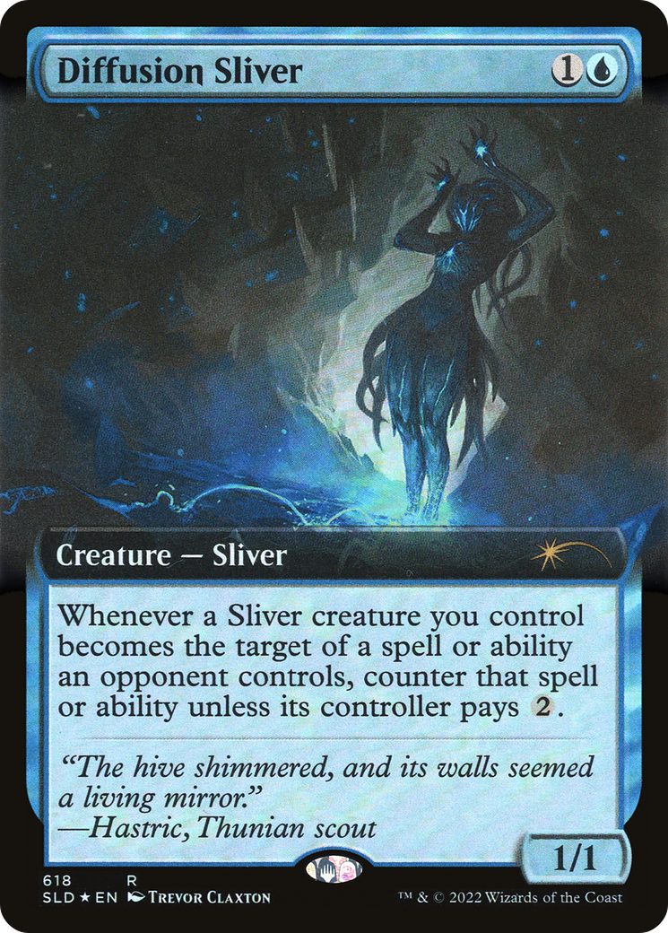 Diffusion Sliver (SLD-618) - Secret Lair Drop: (Extended Art) Foil - Premium MTG Single from Wizards of the Coast - Just $1.13! Shop now at Game Crave Tournament Store
